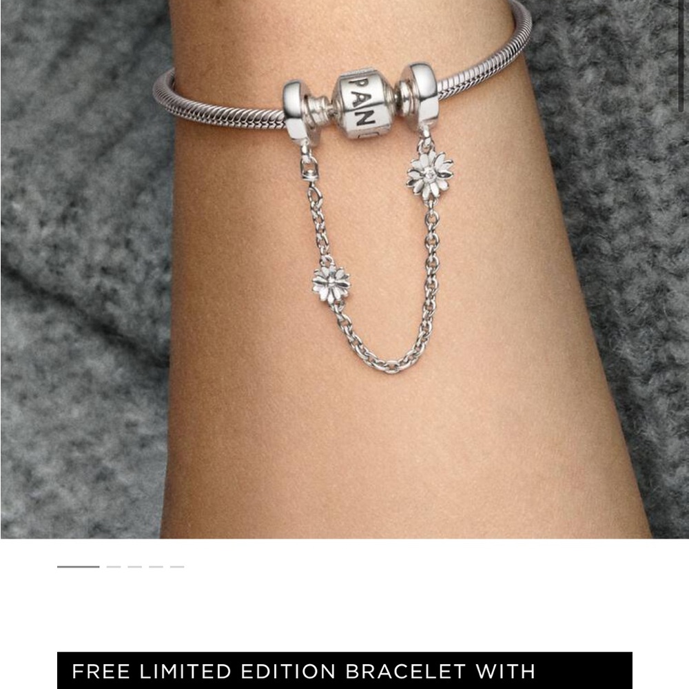 Pandora Silver Daisy Chain Bracelet